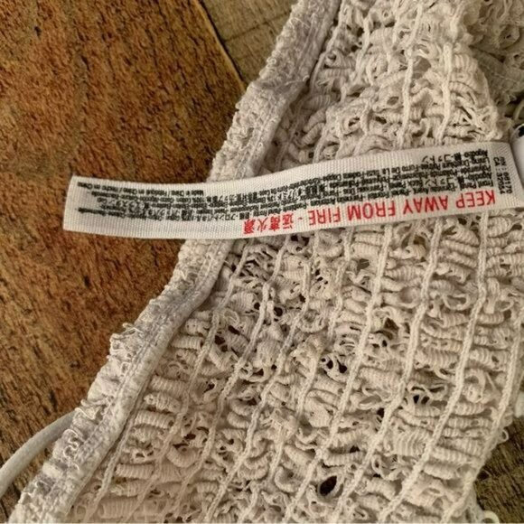 Free People Intimately womens size small white Flower lace bralette - Picture 5 of 7